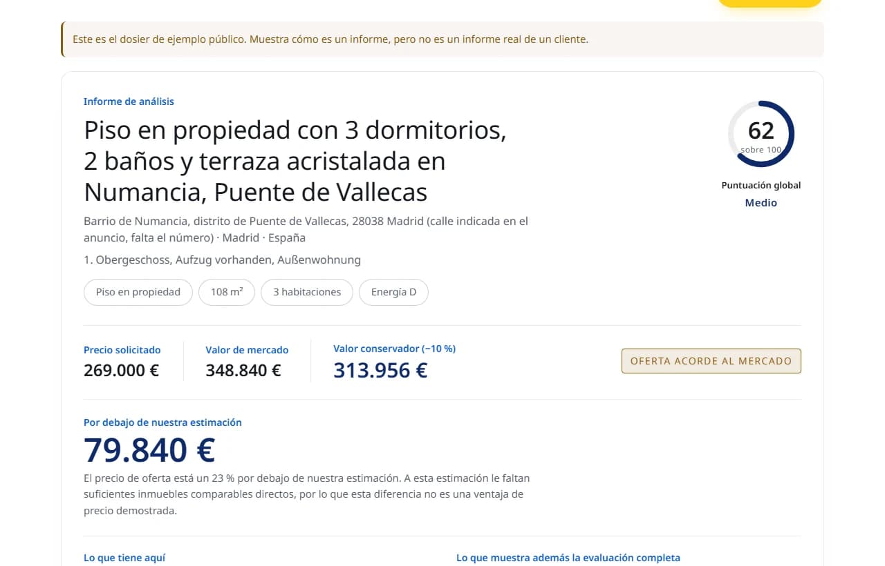 Así es el informe