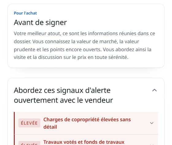 Avant de signer : vue d'un vrai rapport