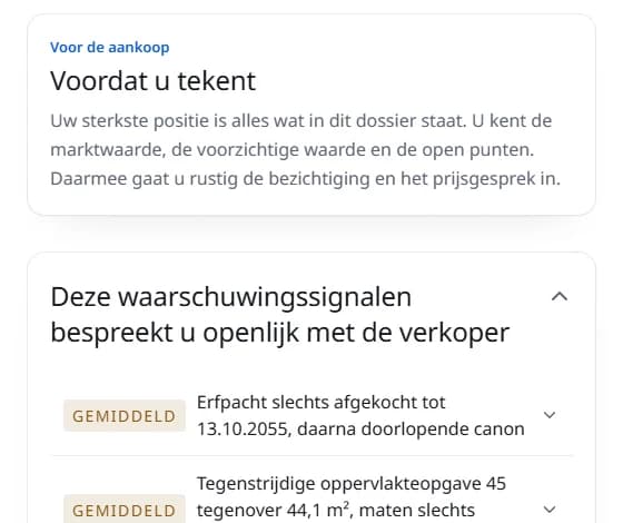 Voordat u tekent: beeld uit een echt rapport